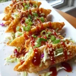 Crispy Chicken Wonton Tacos