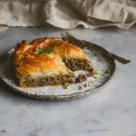 Egyptian beef goulash ( phyllo beef pie )