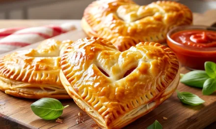Heart-Shaped Pepperoni Pizza Pockets – A Delicious 30-Minute Delight
