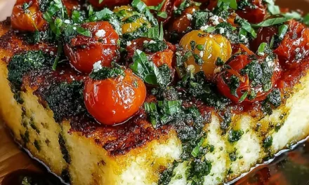 Herbed Polenta & Roasted Tomato Bake – A Divine and Comforting Dish
