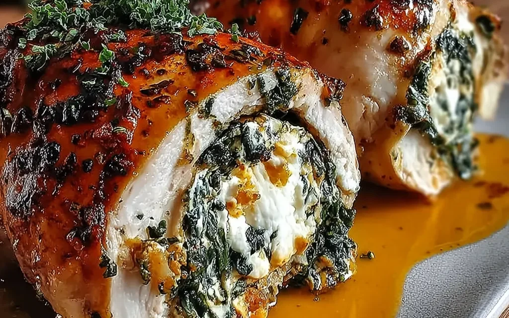 Herbed Ricotta Stuffed Chicken Rolls – A Tasty 30-Minute Meal