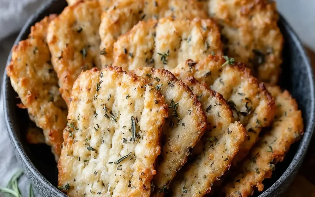 Homemade Cheddar Herb Crackers: A Quick and Tasty Snack
