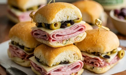 Mini Muffuletta Sandwiches: A Flavorful Finger Food Delight