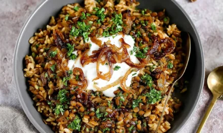 Mujadara: Authentic Lebanese Lentils and Rice
