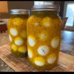 Mustard Pickled Eggs