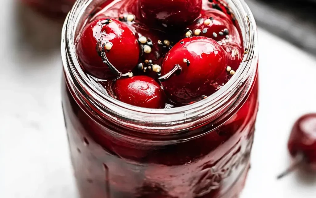 Classic Pickled Cherries – Ready in 30 Minutes!