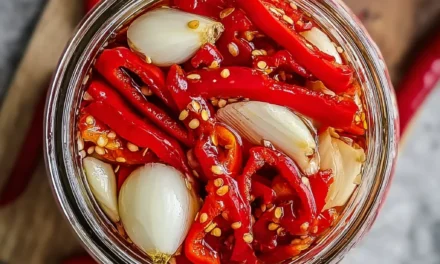 Pickled Sweet Peppers and Onions – A Traditional, Flavorful Appetizer