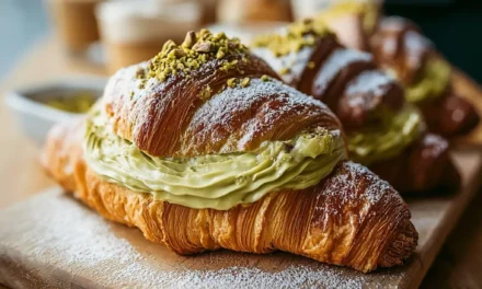 Pistachio Cream Croissants – An Irresistible Pastry Delight