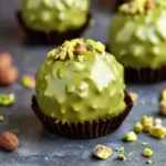 Pistachio Ferrero Rocher Brownies