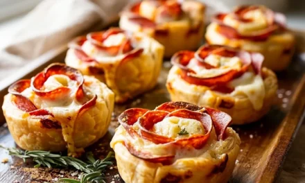 Pizza Roses (Puff Pastry) – A Quick and Delightful Appetizer