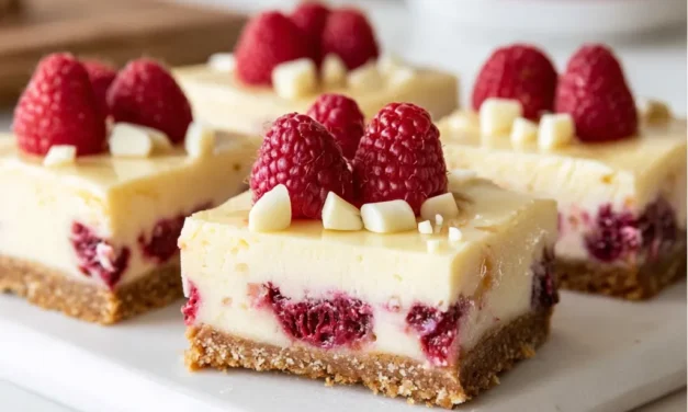 Raspberry White Chocolate Cheesecake Bars – A Decadent No-Fail Dessert