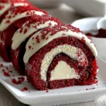 Red Velvet Cheesecake Sushi Rolls
