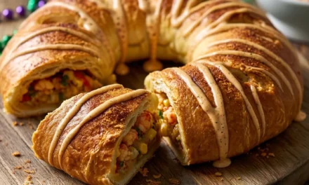 Savory Crawfish & Corn King Cake – A Homemade Louisiana Delight