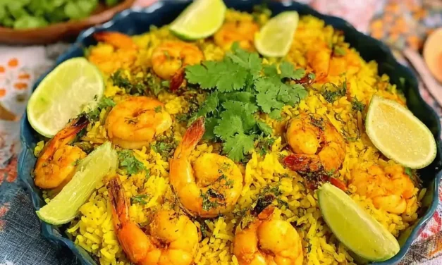 Shrimp Rice with Herbs (Meygoo Polo) – A Delightful Persian Delight