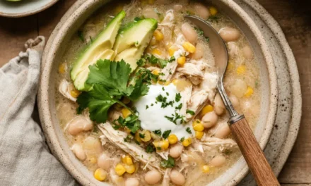 Slow Cooker White Chicken Chili – Hearty and Comforting