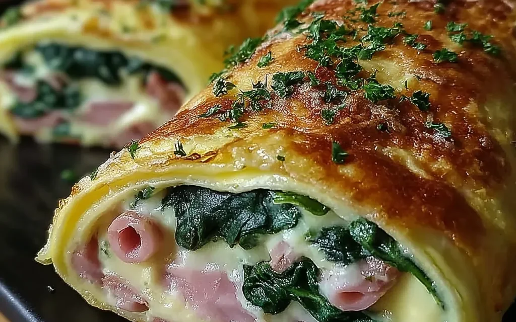 Spinach Ham Breakfast Roll: A Heavenly 5-Minute Morning Delight