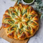 Spring Greens Star Bread