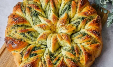 Spring Greens Star Bread – A Speedy Springtime Delight