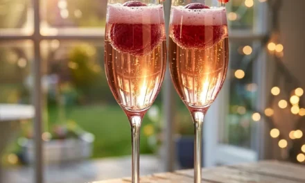 Strawberry Champagne Floats – A Sparkling Summertime Delight