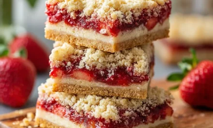 Strawberry Shortcake Crumble Bars: A Quick and Divine Dessert