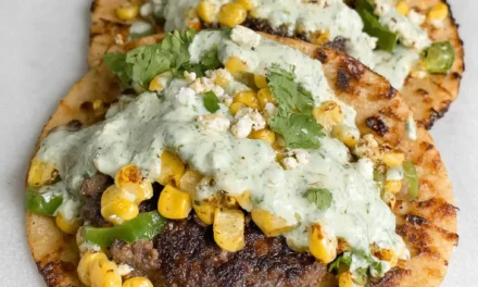 Street Corn Smash Burger Tacos: A Delightful Handheld Delight