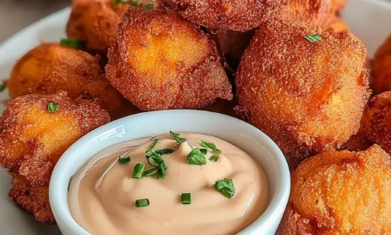 Sweet Potato Hushpuppies with Cinnamon Butter Dip