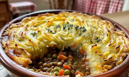 Vegetarian Shepherd’s Pie (Lentils) – A Delicious Meatless Twist on a Classic Comfort Dish