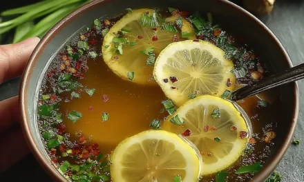 Anti-Inflammatory Miso Ginger Broth with Lemon: A Quick and Nourishing Treat