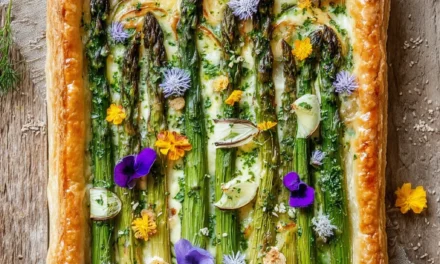 Asparagus & Gruyère “Spring Garden” Tart – A Comforting Springtime Delight