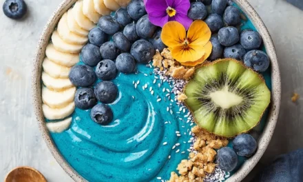 Blue Spirulina Smoothie Bowl – A Quick, Energizing Breakfast