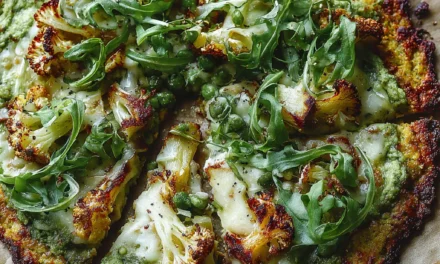 Cauliflower Crust Green Goddess Pizza – Deliciously Easy!