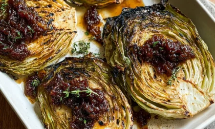 Charred Cabbage Steaks with Bacon Jam – A Delicious Meatless Main Dish