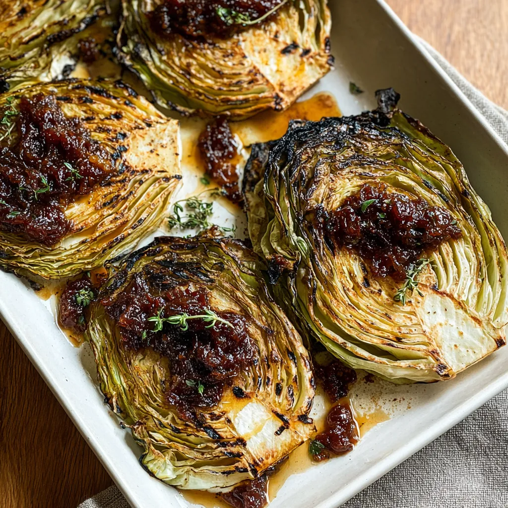 Charred Cabbage Steaks with Bacon Jam – A Delicious Meatless Main Dish ...