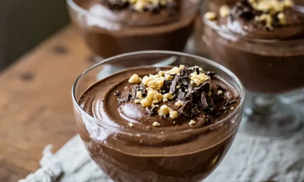 Chocolate Avocado Peanut Mousse – A Creamy, Comforting Treat