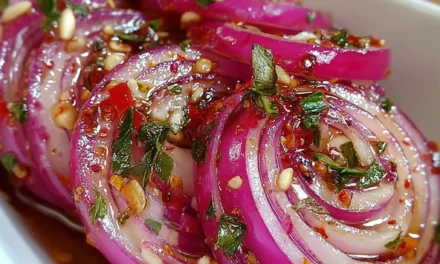 Hot Honey Pickled Red Onions: A Quick and Delicious Topping