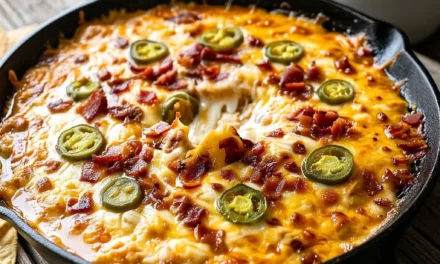 Jalapeño Popper Chicken Dip