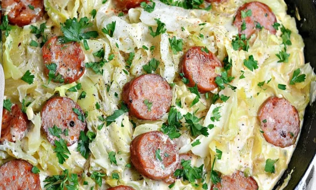 Keto TikTok Cajun Sausage Cabbage Alfredo: A Mouthwatering Low-Carb Delight