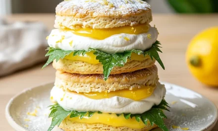 Lemon & Shiso Shortcake: A Comforting Delight