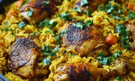 Moroccan Chicken Rice: A Homemade Delight in Just 30 Minutes