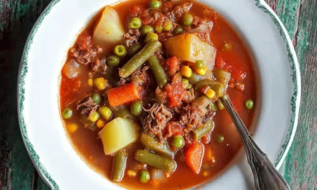 Old-Fashioned Vegetable Beef Soup – A Comforting Classic