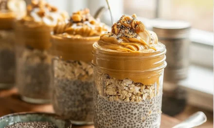 Peanut Butter Chia Overnight Oats: A Delightful and Nutritious Breakfast