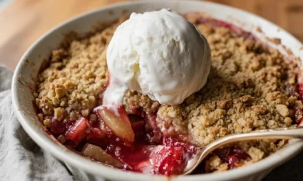 Rhubarb & Ginger Switter Crumble