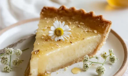 Salted Honey & Chamomile Pie – A Mouthwatering Masterpiece