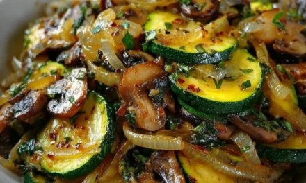 Sauteed Zucchini Mushrooms and Onions – A Simple and Divine Side Dish