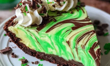 Shamrock Swirl Pie – A Decadent St. Patrick’s Day Treat