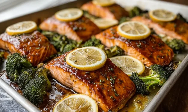 Sheet Pan Hot Honey Salmon & Broccoli: A Mouthwatering Express Meal
