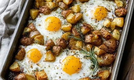 Sheet Pan Tallow Potatoes & Eggs – A Delicious One-Pan Meal