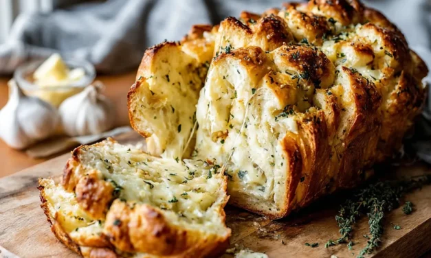 Sourdough Discard Pull-Apart Garlic Bread – A Delicious Family-Style Masterpiece