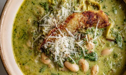 Spinach Artichoke White Bean Soup: A Quick and Comforting Delight