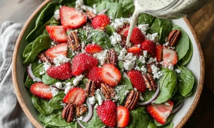 Strawberry Spinach Salad with Poppyseed Dressing – The Easy, Refreshing Summer Favorite